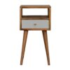 Mini Hand Painted Bedside Table - Light Blue - Image 2