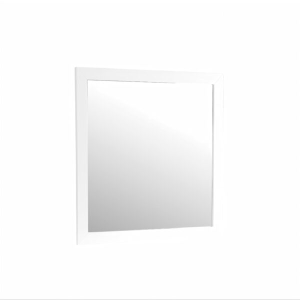 Modern Design Transitional Wall Mirror - White