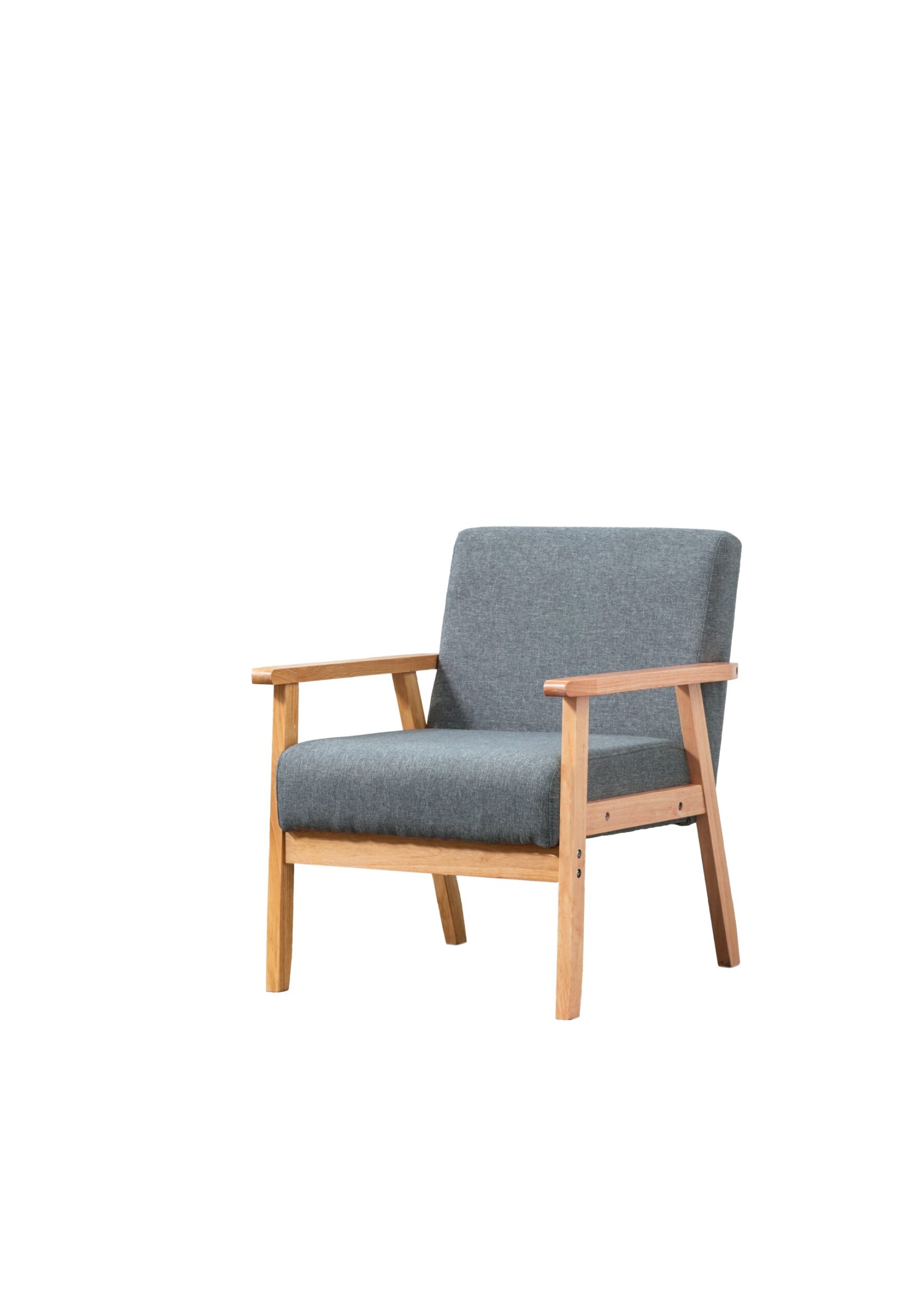 Bahamas - Linen Fabric Chair - Gray - Image 3