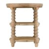 Round 3 Tiered Side Tabel, End Tabel For Lving Room Bedroom Entryway - Brown - Image 3