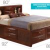 Marilla - King Storage Bed - Cherry - Image 5