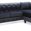 Nola - Sofa Chaise - Black - Image 6