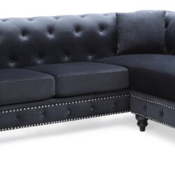 Nola - Sofa Chaise - Black