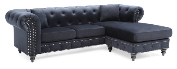 Nola - Sofa Chaise - Black