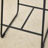 (Set of 2) Modern Minimalist Style Material Bar Stools, Suitable For Kitchen, Bar And Modern Home Design - Black - Image 12