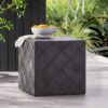 Outdoor Lightweight Concrete, Side Table - Copper - Image 2