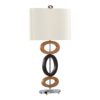 Hoops - Table Lamp (Set of 2) - Cedar / Bronze / White - Image 2