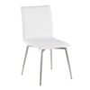 Mason - Contemporary Upholstered Chair (Set of 2) - White - Image 2