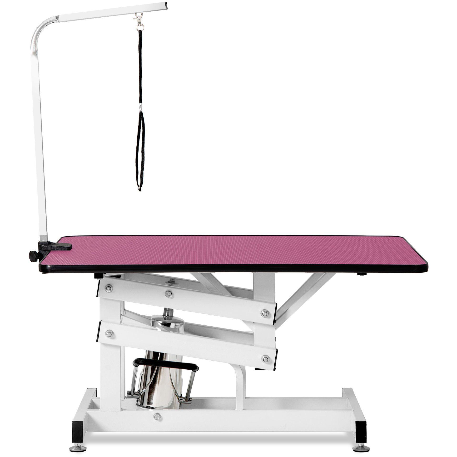 Hydraulic Pet Grooming Table - Pink - Image 7