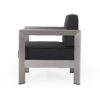Aviara - Luxurious Outdoor Club Chair Low Profile Deep Seating - Silver - Image 9