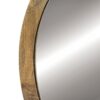 Transitional Decor Style Mango Wood Wall Mirror Wall Decor With Frame Of Solid Mango Wood For Bathroom, Entryway Console Lean Against Wall - Natural - Image 3
