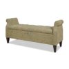Jacqueline - Tufted Roll Arm Storage Bench - Incense Tan Brown - Image 7
