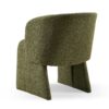 Modern Accent Chair Green Single Sofa Chair, Upholstered Side Chair Teddy Comfy Chair For Dining Room / Bedroom / Living Room / Reception 1 Piece - Green - Image 8