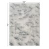 Geometrix - 5'3" X 7'3" Area Rug / Geometric 3D Effect - Ivory / Gray - Image 6