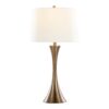 Lenuxe - Contemporary Table Lamp (Set of 2) - Matte Golden Bronze / Off White - Image 3