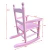 Children's Rocking Chair Indoor Or Outdoor, Suitable For Kids, Durable - Light Pink - Image 3