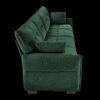 Modern 4 Seater Sofa With Solid Wood Frame, High Resilience Cushions - Premium Green - Image 15