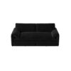 Queen Pull Out Sofa Bed, 3 In 1 Convertible Sleeper Sofa With Side Storage Multifunctional Velvet Loveseat Bed For Living Room - Black - Image 11