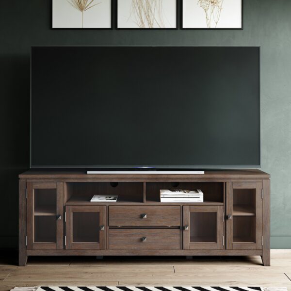 Cosmopolitan - Wide TV Media Stand - Farmhouse Brown