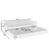 Minimalist L Shape Modular Sectional Sofa Bed - Gray - Image 3