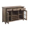 Raphaela - Server With Cup Holder & Wine Rack - Cherry - Image 6