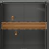 Heavy Duty Metal Garage Storage Cabinet With Wheels Sturdy Tool Storage Solution In Steel - Black - Image 15