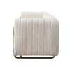 Contemporary Velvet Sofa Couch For Living Room - Beige - Image 9