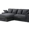 Mystic - Reversible Sectional Sofa Chaise - Dark Gray - Image 2