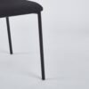 5 Pieces Dining Set, Table Metal Leg Mid-Century Dining Table For 4 - 6 People With MDF Table Top, Pedestal Dining Table, End Table Leisure Coffee Table - Black - Image 8