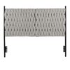 Braided Matisse - Queen Size Headboard - Black / Cream - Image 2