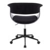Vintage Mod - Mid-Century Modern Office Chair - Black - Image 4