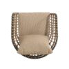 Contemporary Outdoor Patio Chairs With Cushions (Set of 2) - Beige / Black - Image 7
