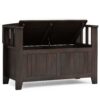 Acadian - Small Entryway Storage Bench - Brunette Brown - Image 2