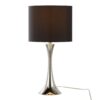 Lenuxe - Contemporary Table Lamp (Set of 2) - Polished Nickel / Black - Image 3