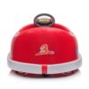 Bumper Car For Kids, 12V Dual Drive 1-6 Years Old Children's Electric Car With Pushrod Dinner Plate USB Bt Music Rocking Horse Mode Anti-Collision Bumper Ride On Car - Red - Image 6
