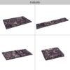 Maval - 2' X 3' Washable Area Rug - Black / Burgundy - Image 6