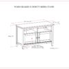 Warm Shaker - TV Media Stand Handcrafted - Brown - Image 6