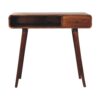 Curved Writing Desk - Chestnut - Image 11