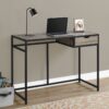 Computer Desk For Home Office, Laptop, Storage Drawer, Contemporary & Modern - Taupe - Image 3