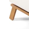 Patio Lounge Chair, Outdoor Club Chair With Cushion And Frame - Beige - Image 13