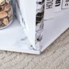 Hexagonal Coffee Table With Pattern Stickers And Multi Hole Design For Extra Storage - White - Image 10