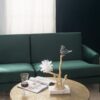 Candle Holder With Marble Stand - Multicolor - Image 9