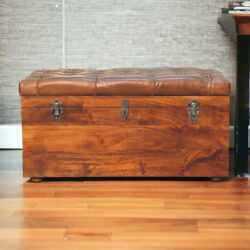 Buffalo - Hide Storage Trunk - Chestnut