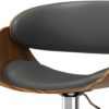 Amery - Adjustable Swivel Bar Stool - Charcoal Gray - Image 6