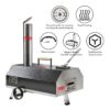 Semi-Automatic 12 Outdoor Pizza Oven Portable Wood Fired Pizza Oven Outdoor Cooking Pizza Maker Portable Pizza Oven For Authentic Stone Baked Pizzas - Black - Image 12