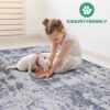 Payas - 2' X 3' Abstract Area Rug - Gray / Denim - Image 5