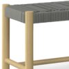 Dahlia - Outdoor Indoor Bench - Gray - Image 3