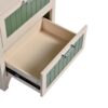 Bathroom Vanity With Ceramic Sink, Bathroom Vanity Cabinet With 2 Drawers, Wooden Bathroom Sink Cabinet - Beige / Green - Image 19