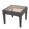 Outdoor Antibes Wicker Side Table, Accent Table - Gray - Image 6