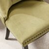 Nikki - Modern, High-End Tufted Solid Wood Contemporary Velvet Upholstered Dining Chair With Wood Legs Nailhead Trim (Set of 2) - Olive Green - Image 11